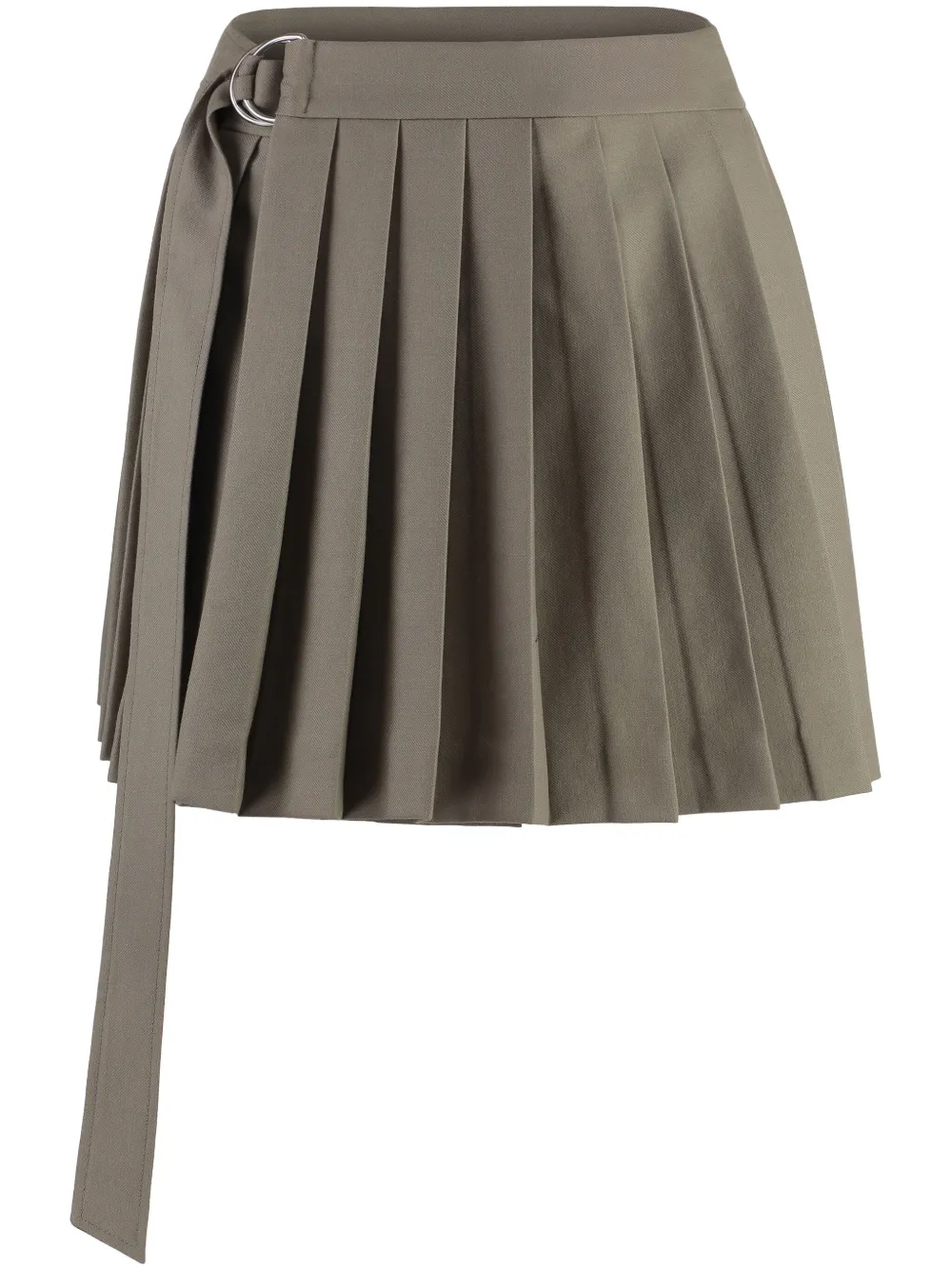 AMI Paris Wollen plooirok Beige