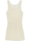 AMI Paris scoop-neck sleeveless tank top - Neutrals
