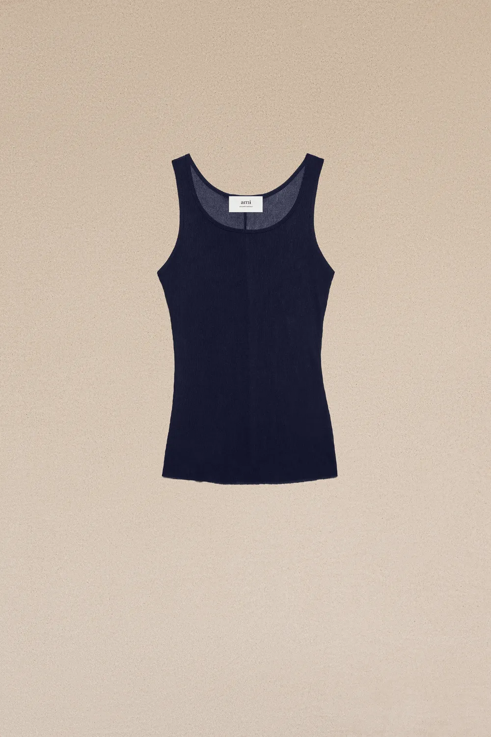 Ami Alexandre Mattiussi Ami Paris Top Navy Blue Braces