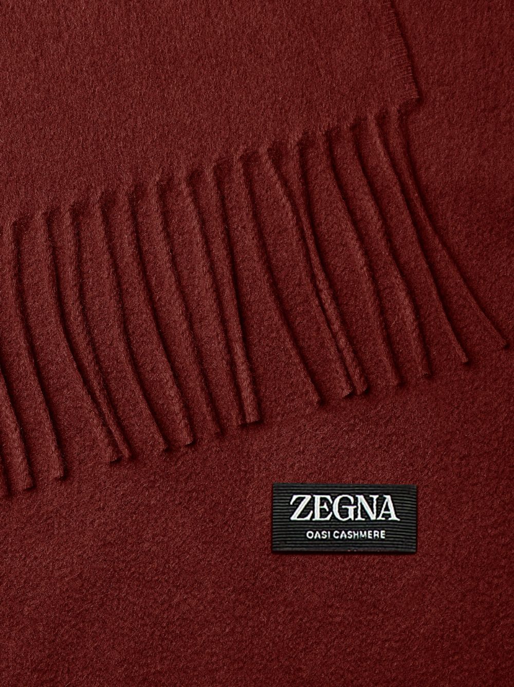 Zegna Red Oasi cashmere scarf - Rood