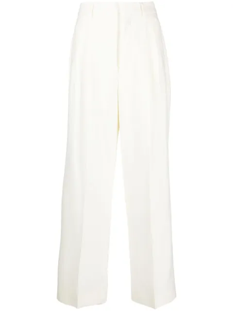 AMI Paris high-waisted flared trousers