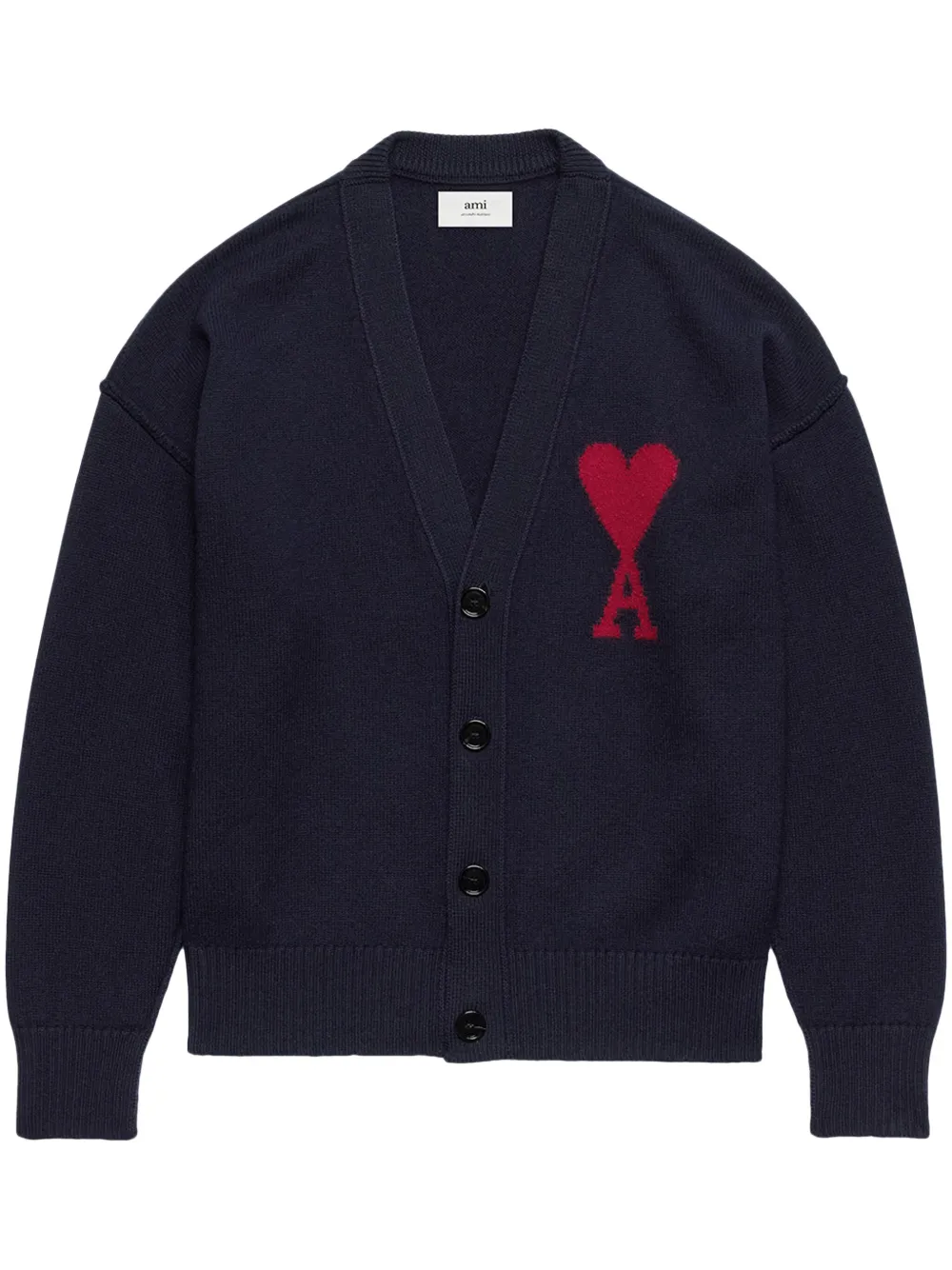 Image 1 of AMI Paris Ami de Coeur wool cardigan