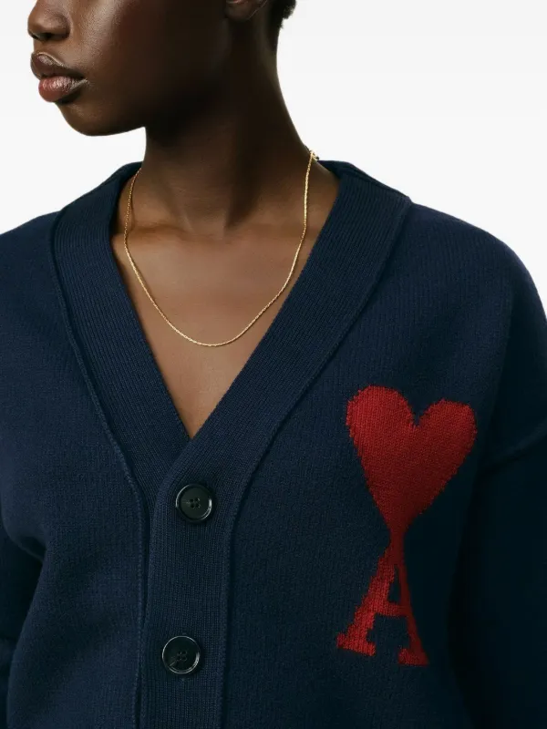 AMI PARIS／カーディガン／紺色 【公式通販】