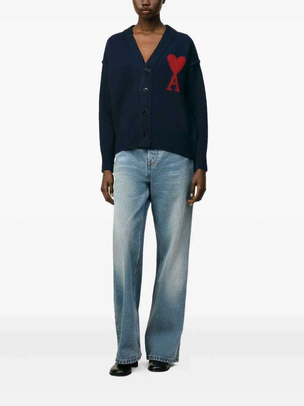 AMI Paris Ami de Coeur wool cardigan | Cardigans | Image 2