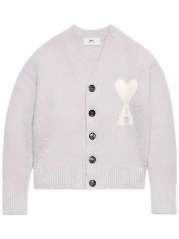 AMI Paris Ami De Coeur Cardigan - Farfetch