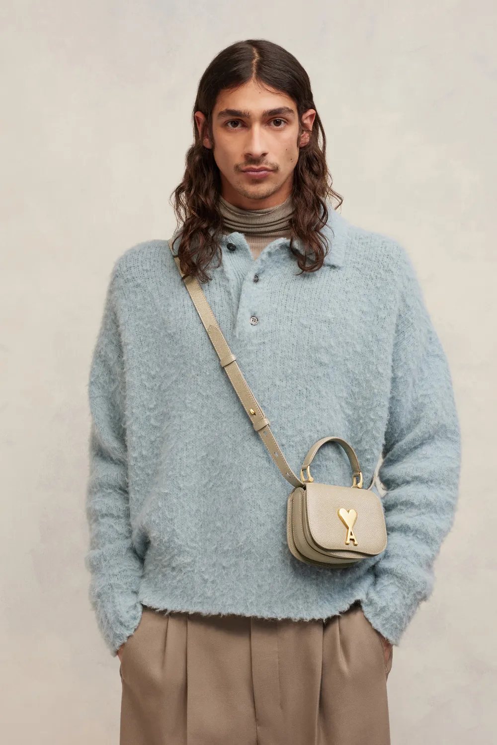 Ami Alexandre Mattiussi Nano Paris Paris Bag Green Unisex | ModeSens