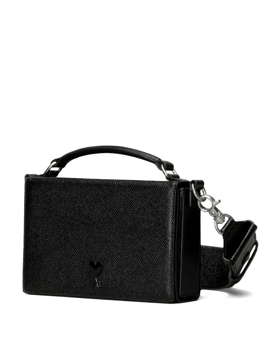 AMI Paris Ami de Coeur lunch box bag | Black | Image 1