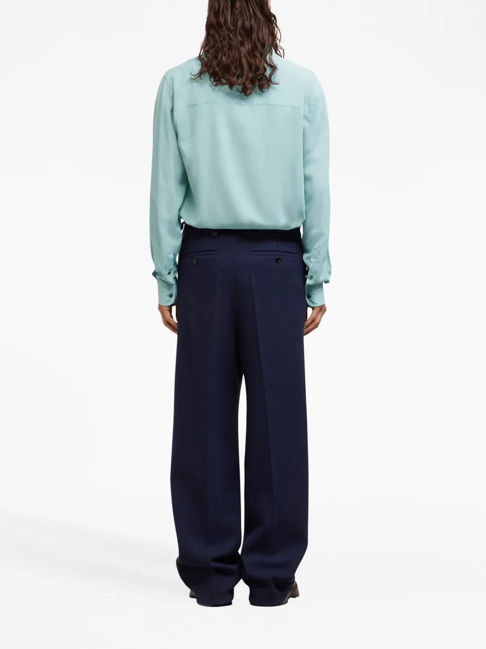 AMI Paris Button-up overhemd Blauw