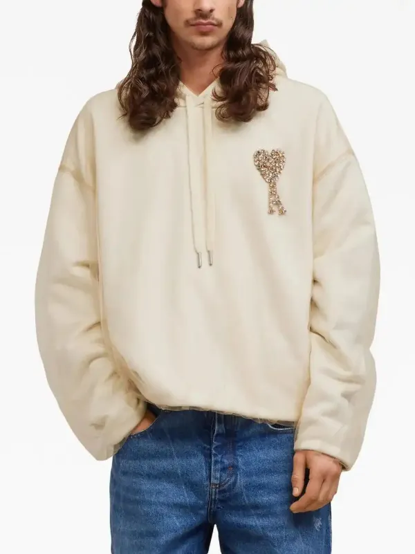 AMI Paris Ami De Coeur パーカー | ニュートラル | FARFETCH JP