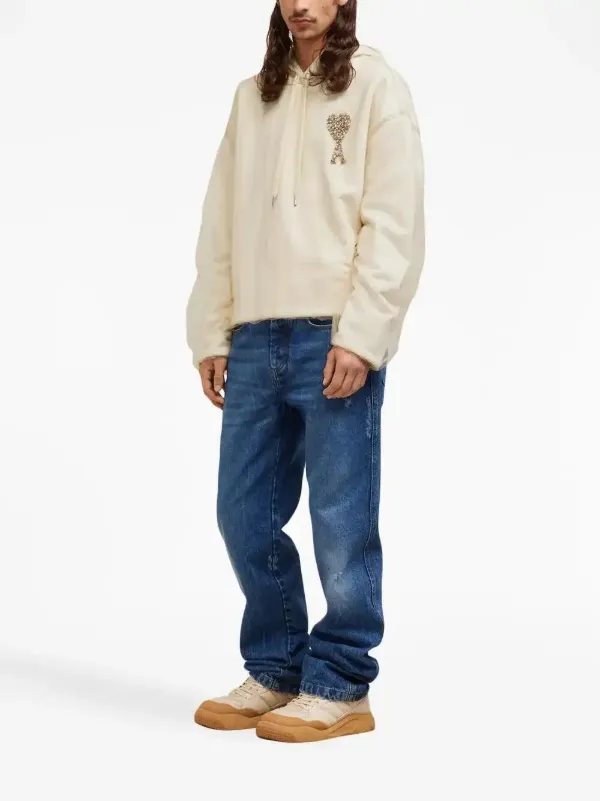 AMI Paris Ami De Coeur パーカー | ニュートラル | FARFETCH JP