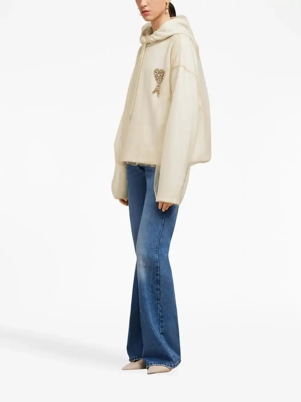 Ami de Coeur tulle Hoodie