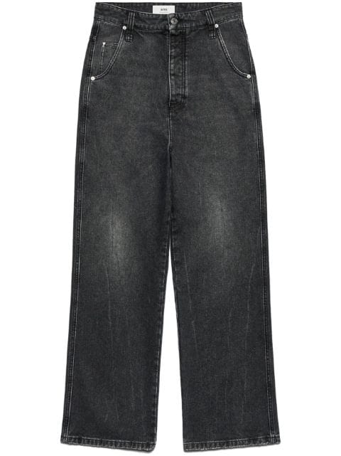 AMI Paris low-rise straight-leg jeans 