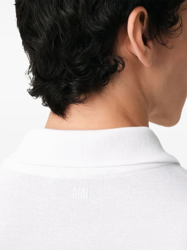 AMI Paris Ami De Coeur ポロシャツ | ホワイト | FARFETCH JP