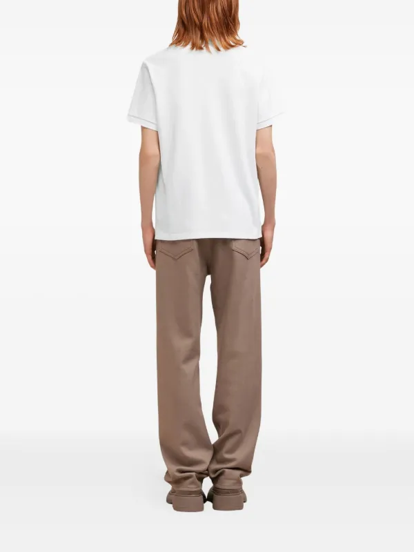 AMI Paris Ami De Coeur Polo Shirt | White | FARFETCH