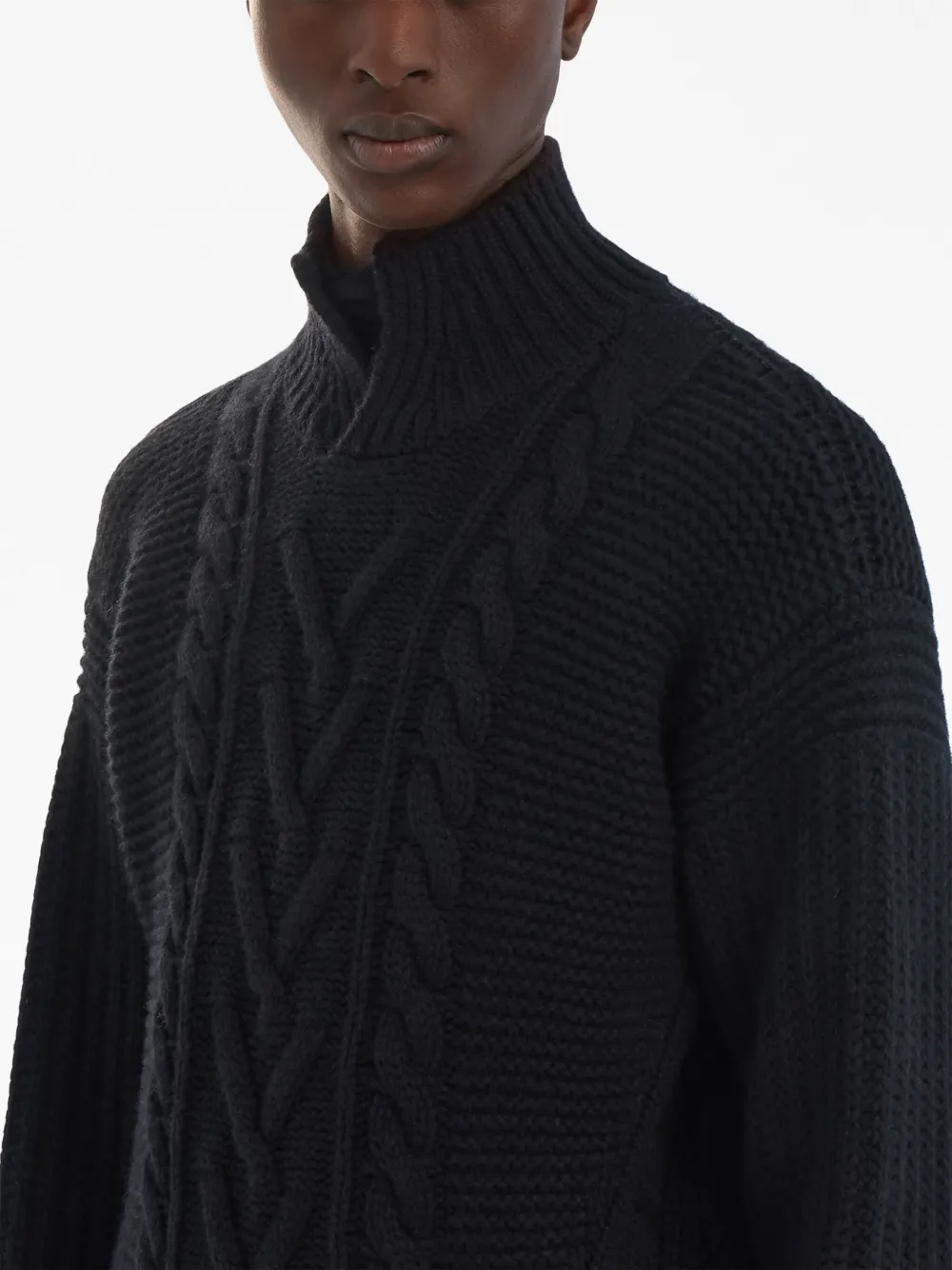 ZEGNA OASI HIGH-NECK CASHMERE JUMPER