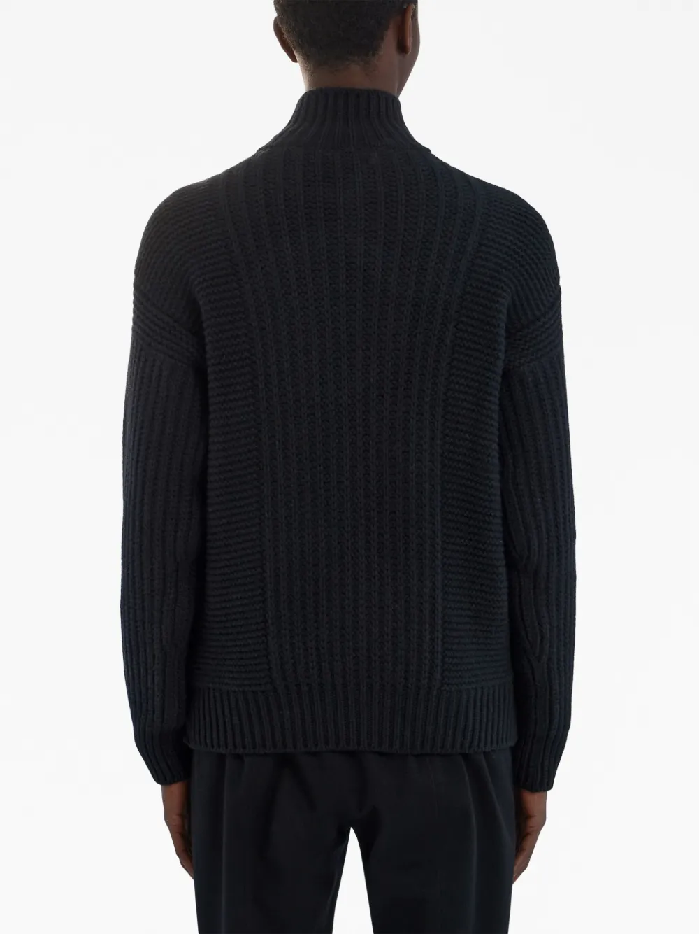 ZEGNA OASI HIGH-NECK CASHMERE JUMPER