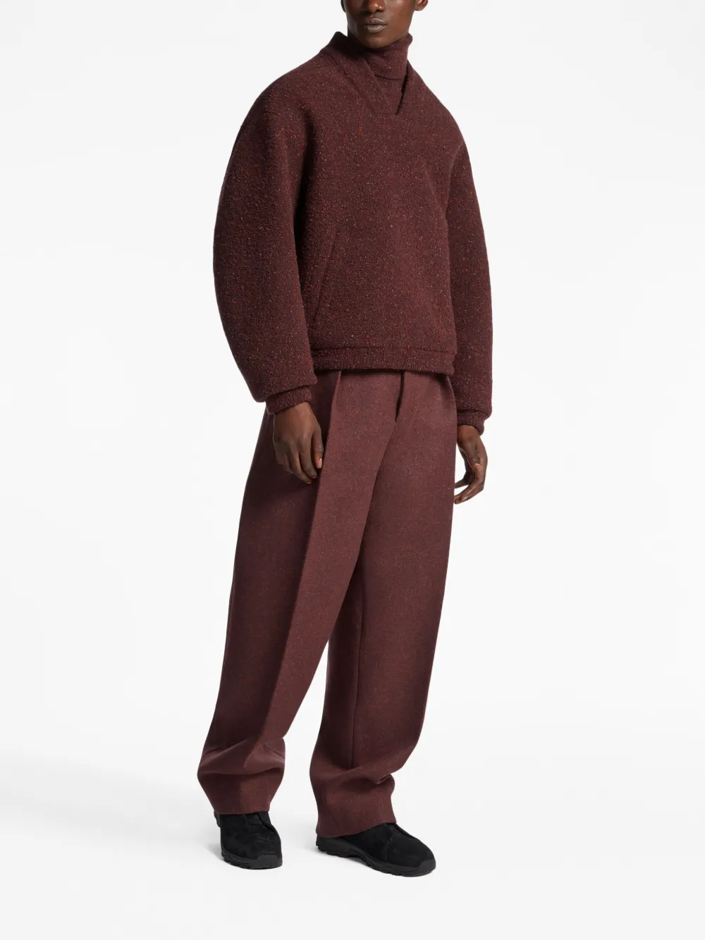 Zegna Kasjmier trui - Rood