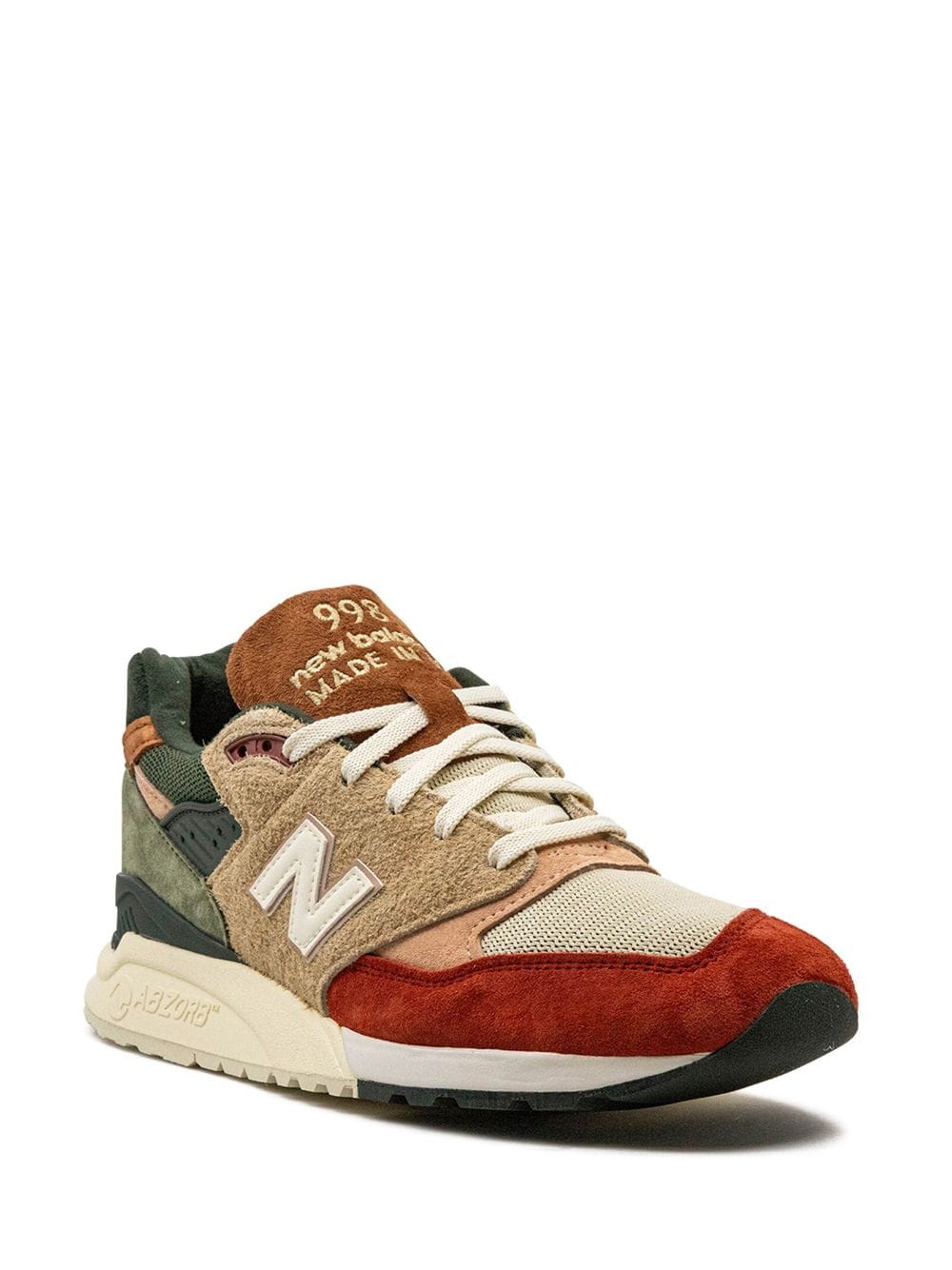 Shop New Balance X Kith 998 "broadacre City" Sneakers In Neutrals