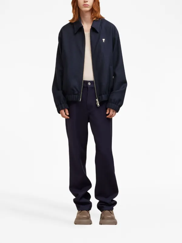 AMI Paris Ami De Cœur Zipped Jacket - Farfetch