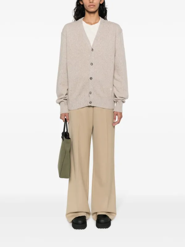 AMI Paris Ami De Coeur カーディガン | ニュートラル | FARFETCH JP