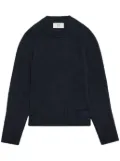 AMI Paris logo-patch sweater - Blue