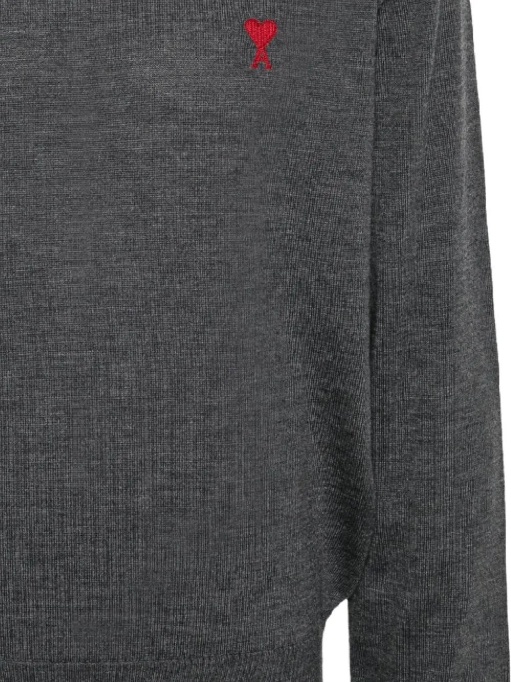 AMI Paris logo-embroidered wool jumper | Knitted Sweaters | Image 2