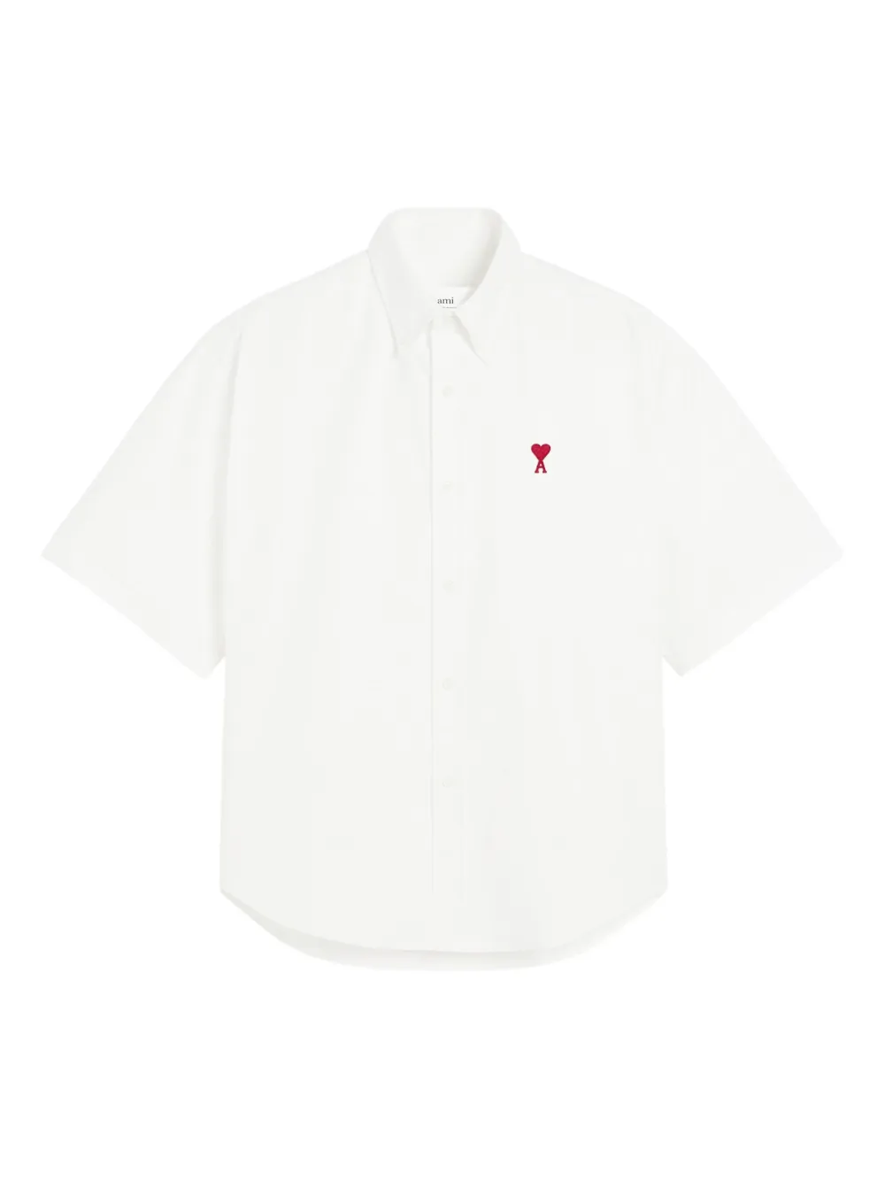 AMI Paris Overhemd met logo Wit