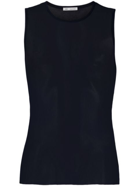 AMI Paris round-neck sleeveless top