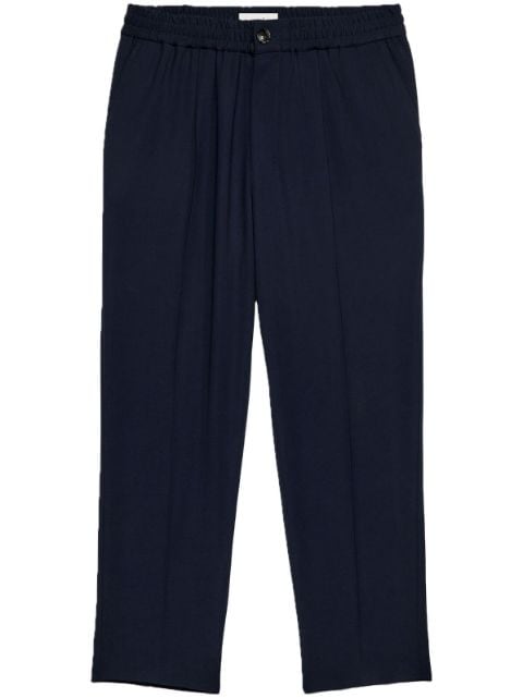 AMI Paris elasticated-waist tapered trousers