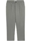 AMI Paris elasticated cropped trousers - Grey