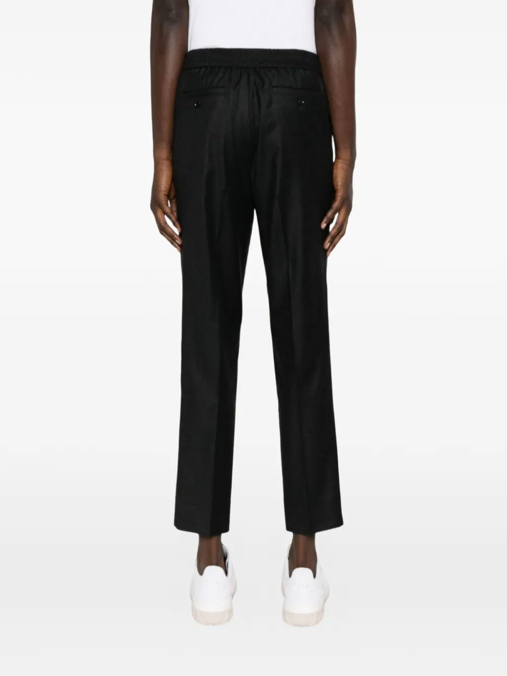 AMI Paris Cropped broek Zwart