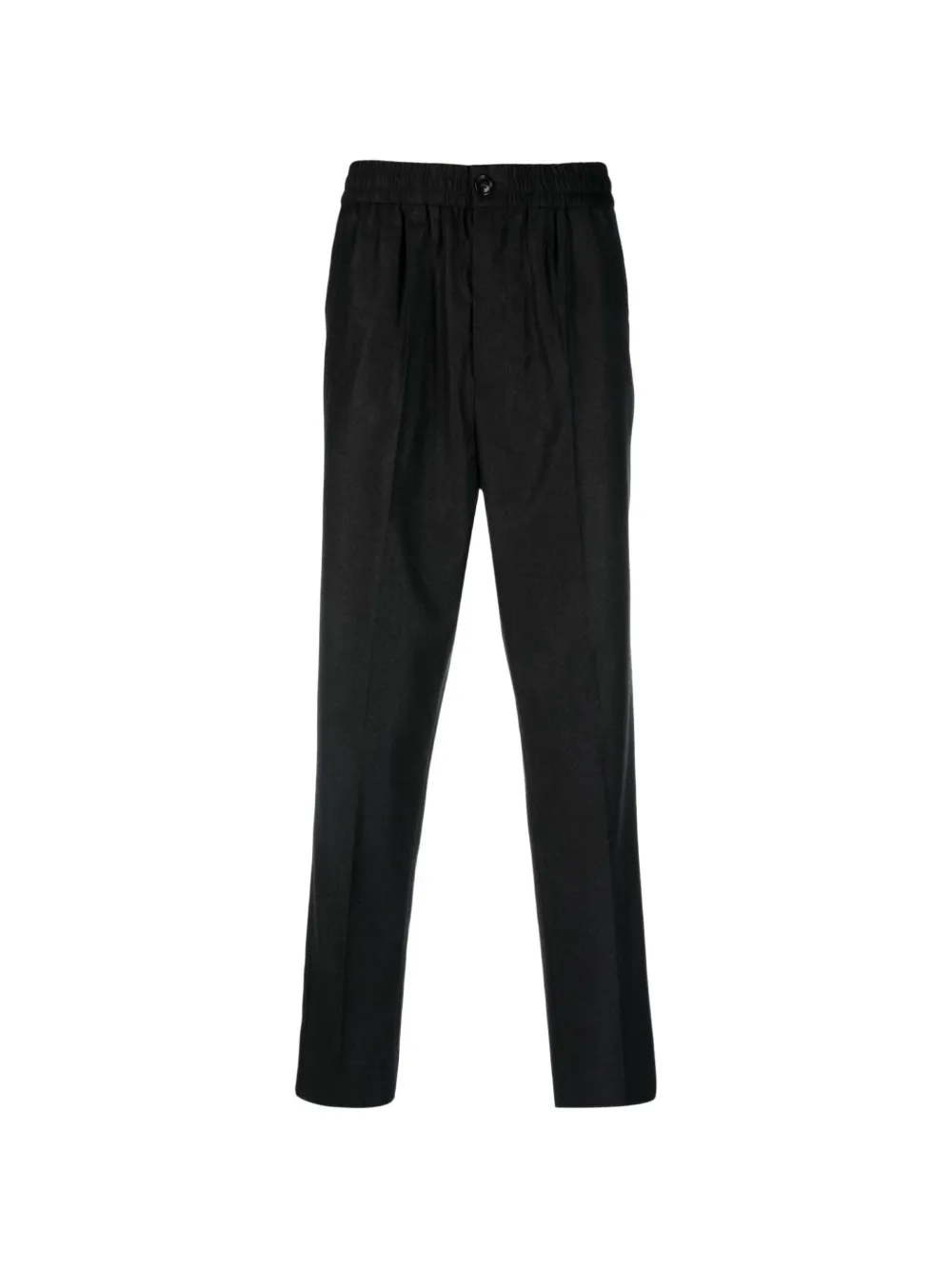 AMI Paris Cropped-Hose mit Bügelfalten - 055 HEATHER GREY