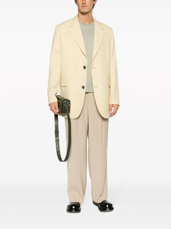 AMI Paris ワイドパンツ | ニュートラル | FARFETCH JP