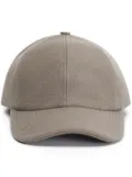 AMI Paris logo-embroidered baseball cap - Brown