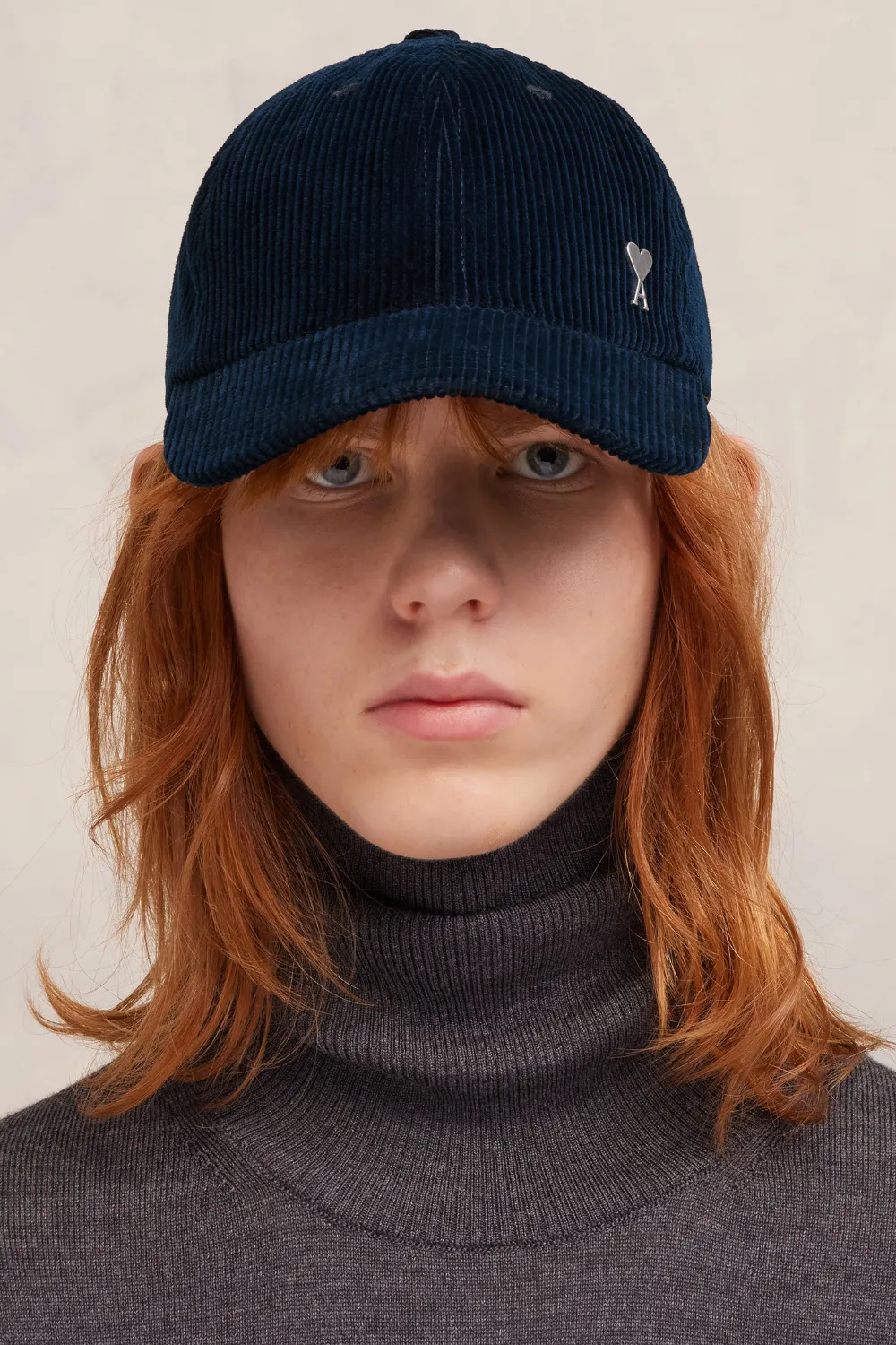 Ami Alexandre Mattiussi Ami De Coeur Corduroy Cap