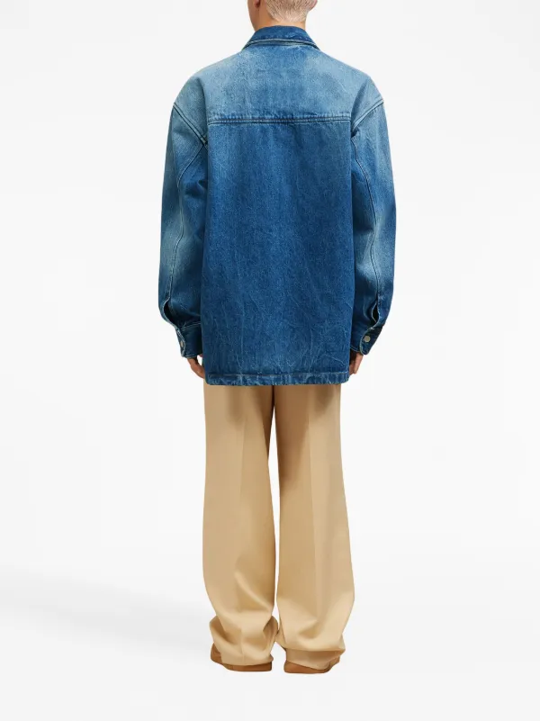 Ami denim jacket clearance