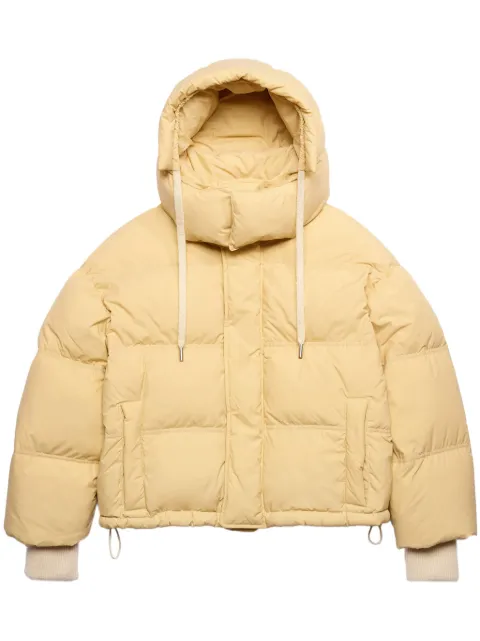 AMI Paris logo-patch padded jacket