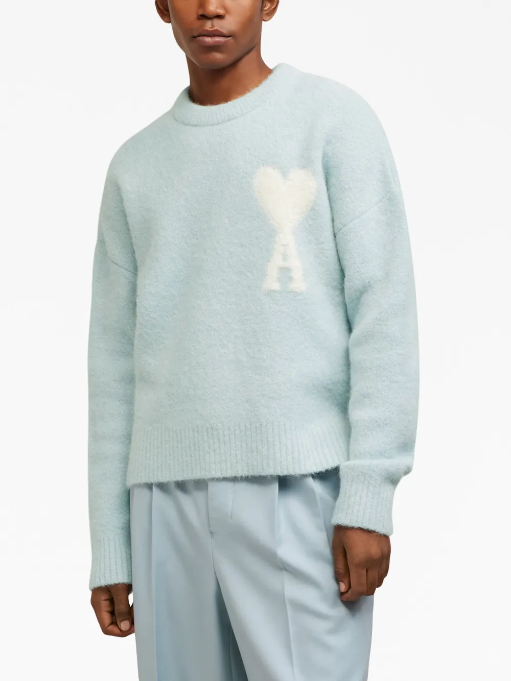 AMI Paris Cloudy Wool Ami De Coeur セーター - Farfetch