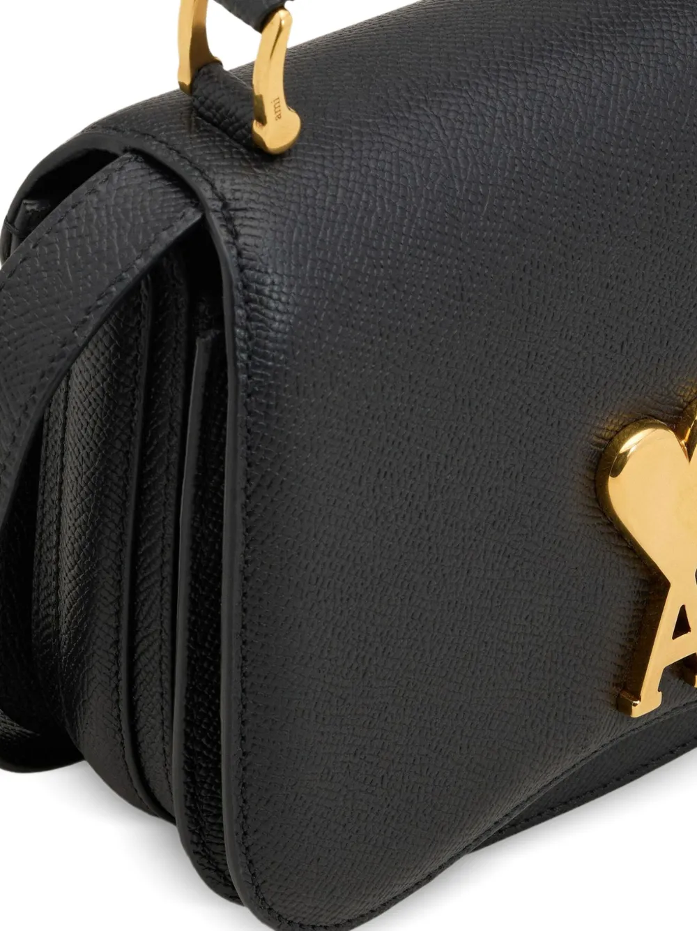 ショルダーバッグ・ポシェット Ami Paris Leather Shoulder Bag Ami Paris Leather shoulder bag foldover top | The Fashion Square