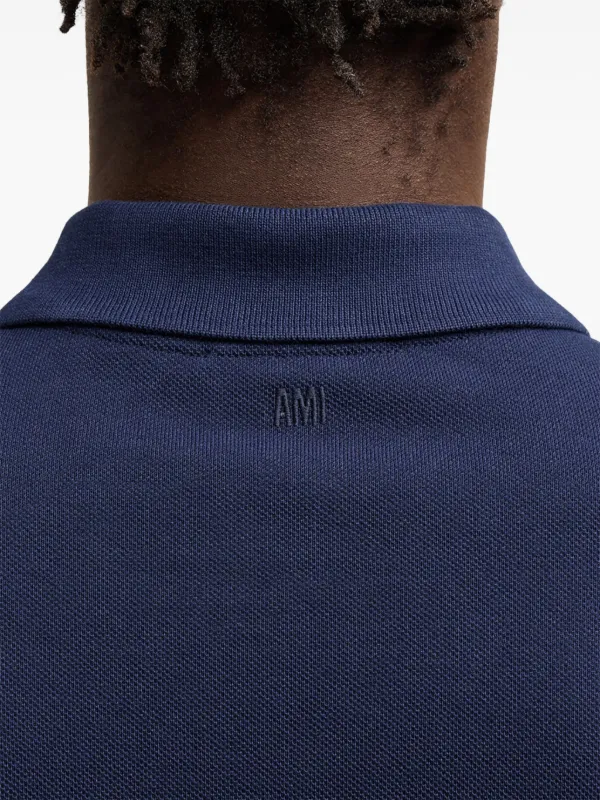 AMI Paris Ami De Coeur ポロシャツ | ブルー | FARFETCH JP