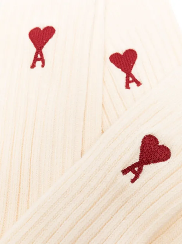 AMI Paris Ami De Coeur intarsia-knit Socks (pack Of three) - Farfetch