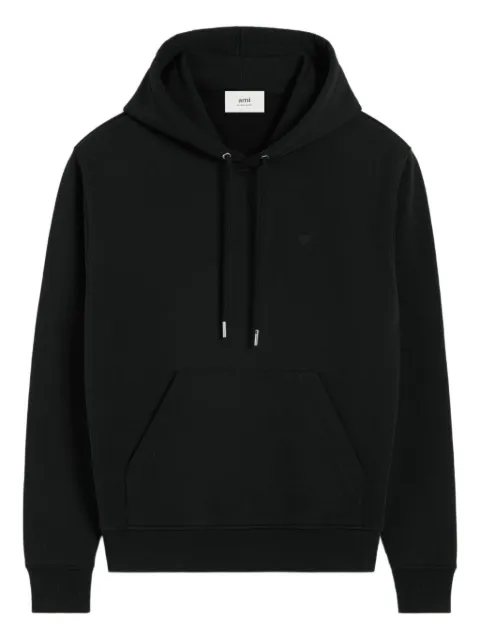 AMI Paris embroidered cotton hoodie
