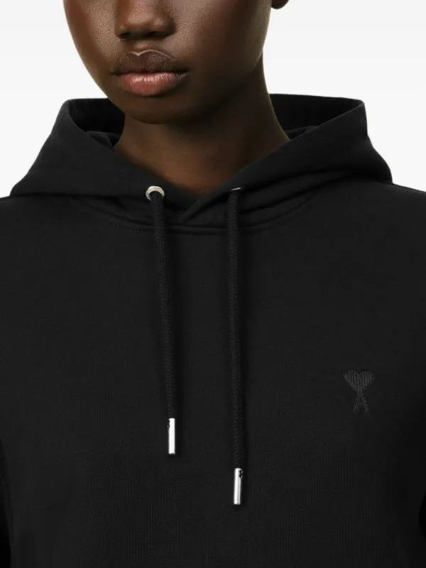 パーカー・フーディ Ami Paris Black Ami De Coeur Hoodie Black Ami De Coeur Boxy Fit Hoodie | AMI PARIS