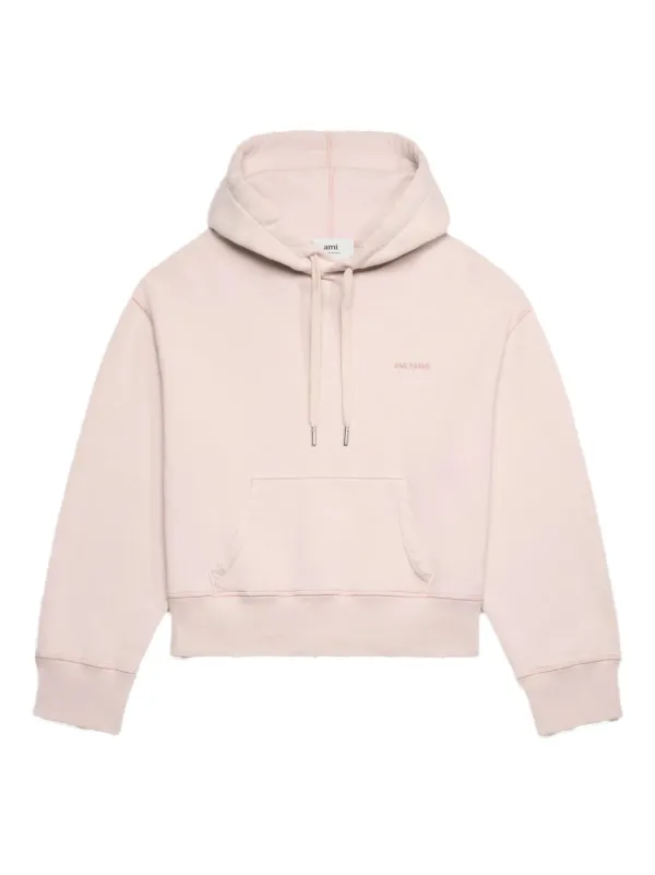 AMI Paris ロゴ パーカー | ピンク | FARFETCH JP