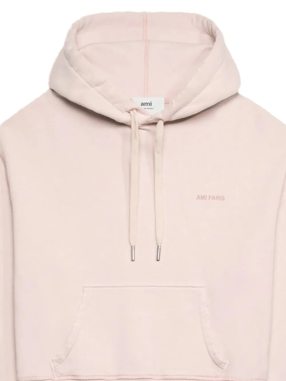 AMI Paris logo-embroidered cotton hoodie | Hoodies | Image 2