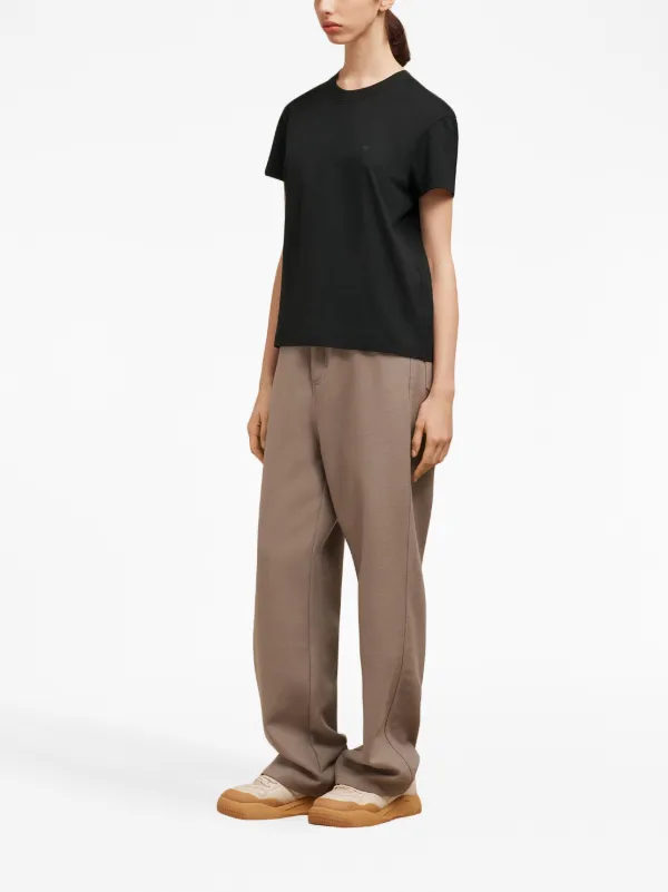 AMI Paris クルーネック Tシャツ | ブラック | FARFETCH JP