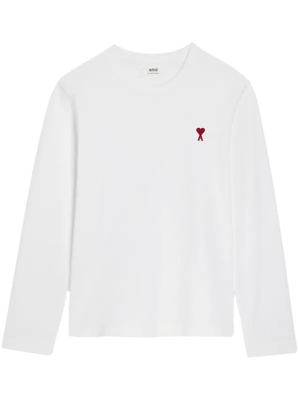 AMI Paris Ami De Coeur Cotton Sweatshirt - Farfetch