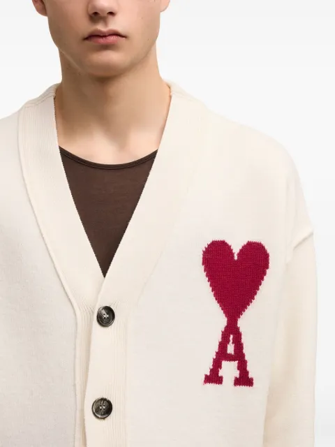 AMI Paris Ami de Coeur wool cardigan