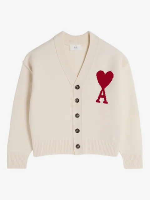 AMI Paris Ami de Coeur wool cardigan