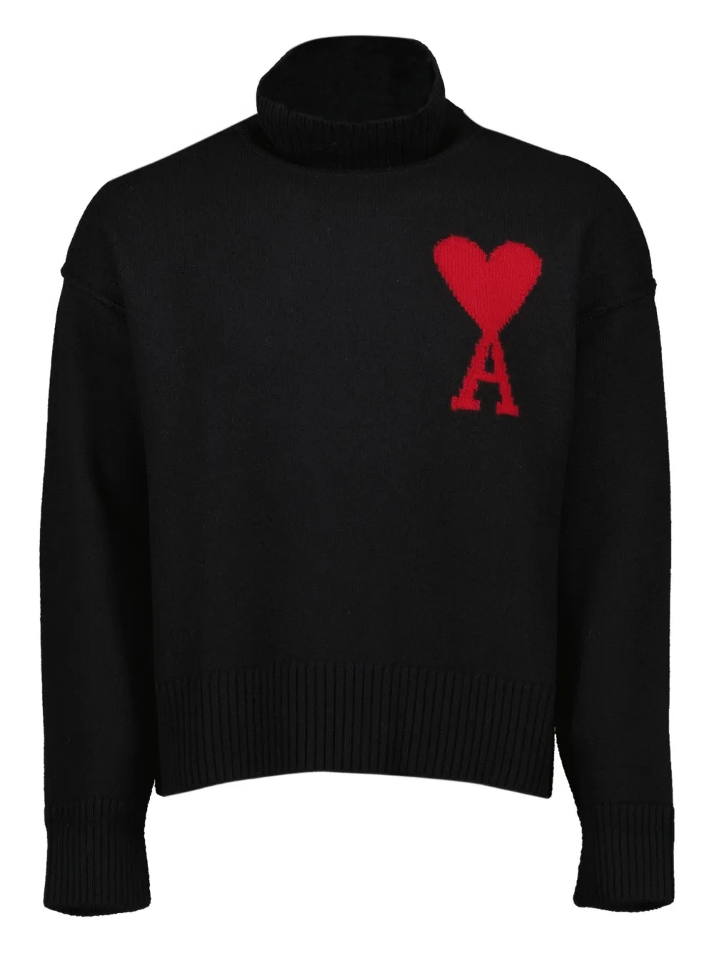 AMI Paris Ami de Coeur sweater | Black | Image 1